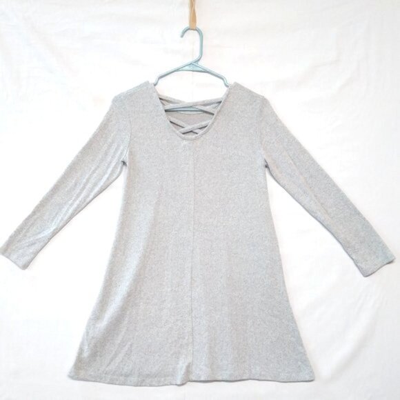 BTWEEN Size 12 Women's (Chest 32") Knit Long Sleeve Lattice Design Behind Neck - Picture 2 of 5